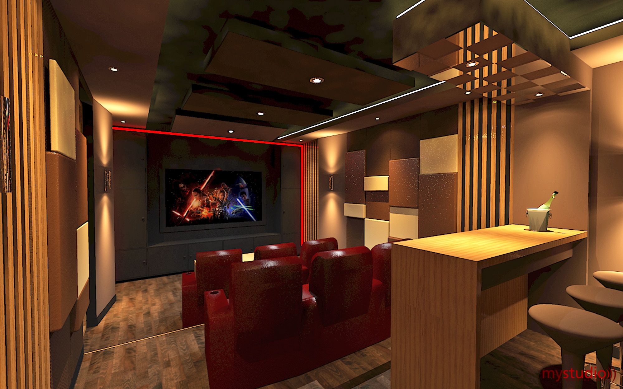 AKUSTIK HOME THEATER (PART 1 TREATMENT RUANG)